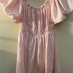 Entro Light Pink Kids Casual Dress